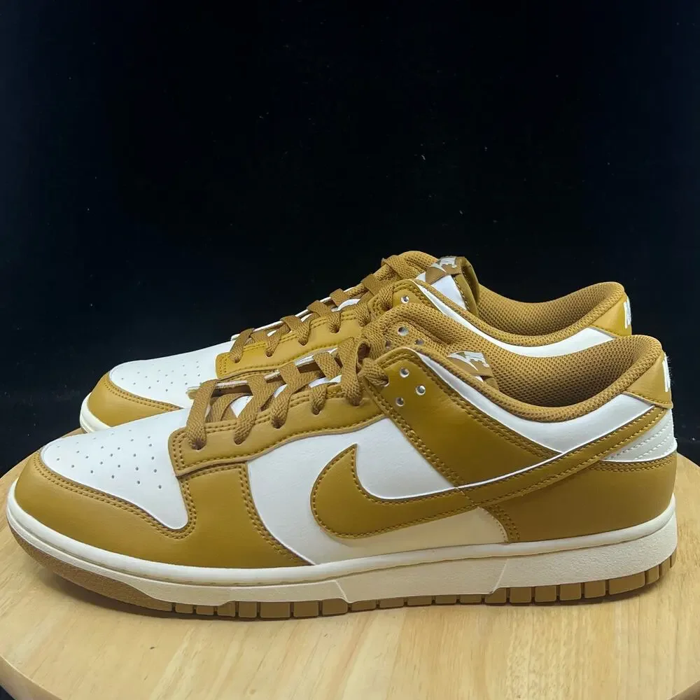 Men's Nike Dunk Low Retro Pale Ivory/Wheat-Pale Ivory (HF5441 108) Size 11.5 - Picture 7 of 10